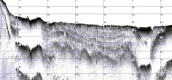 10-kHz sub-bottom sonar profile of a Massachusetts water supply reservoir.
