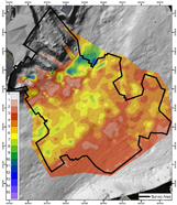 Sub-Bottom Sonar Data Used to Map Organic Sediment Thickness