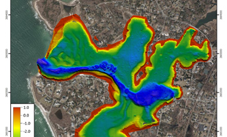 High Resolution Bathymetric Mapping of West Falmouth Harbor, MA