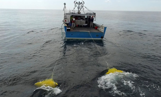 F/V Encourager, 48-foot Colindale fiberglass vessel designed for offshore surveys & sampling