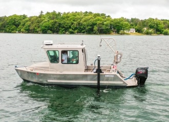 Trailered R/V Cyprinodon based out of Falmouth, MA